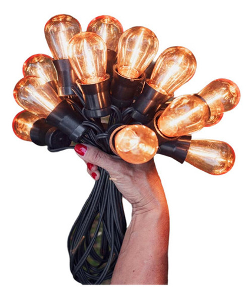 5 M Guirnalda Led 1w Golden Cálida-retro-exterior-vintage 0