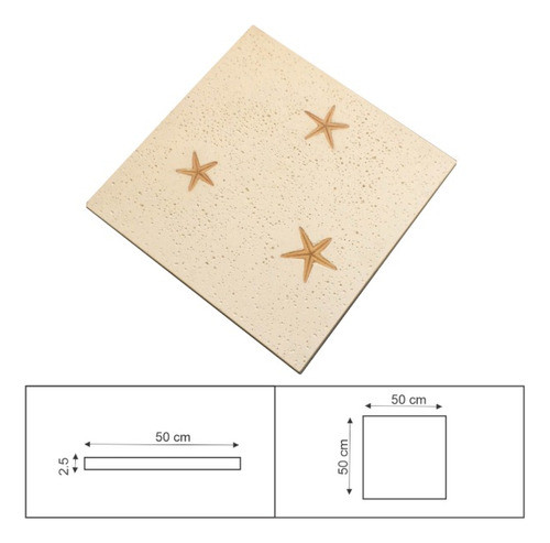 Piso Atermico Loseta Deco Estrellas Pileta Solarium 50x50 1