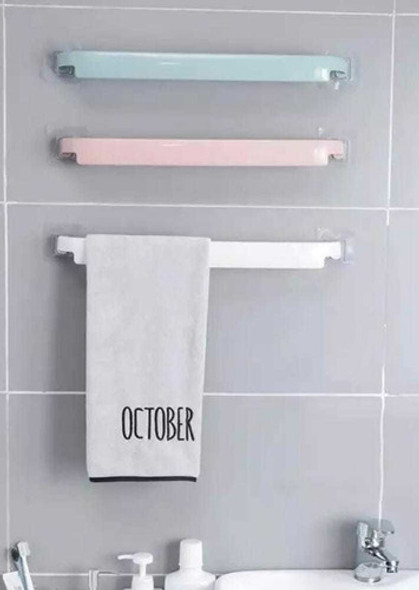 Barral Toallero Baño Adhesivo Organizador Porta Toalla 1