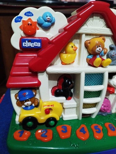 Granja Sonora Interactiva Usada Chicco Italiano/inglés 1
