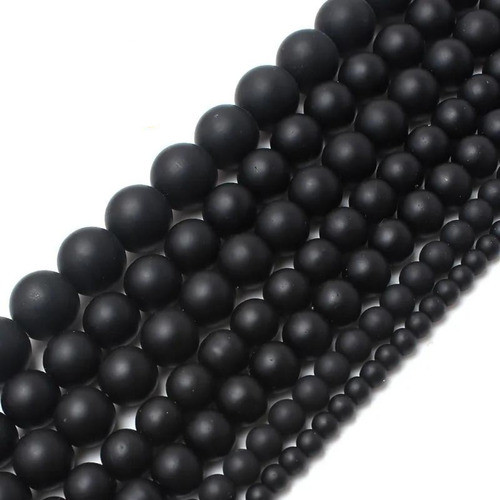 Fio De Pedra Natural Onix Fosco 10mm Aprox 35 Contas 0