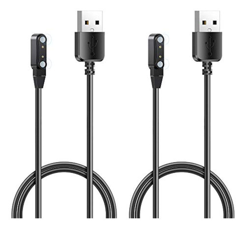 Cargador De Reloj Inteligente Agptek Cable Usb Para Lw11, Ca 0