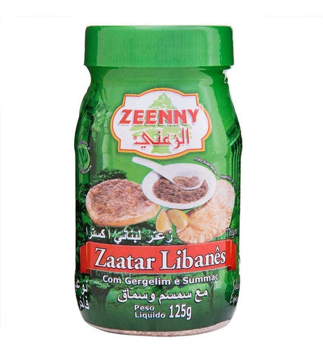 Zaatar Com Gergelim E Summac Zeenny Pote 125g 0