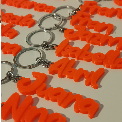 Llaveros 3d Personalizados Con Tu Nombre O Logo. 1