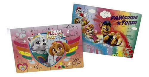 Puzzle Paw Patrol 2 X 24 Piezas Vulcanita 0