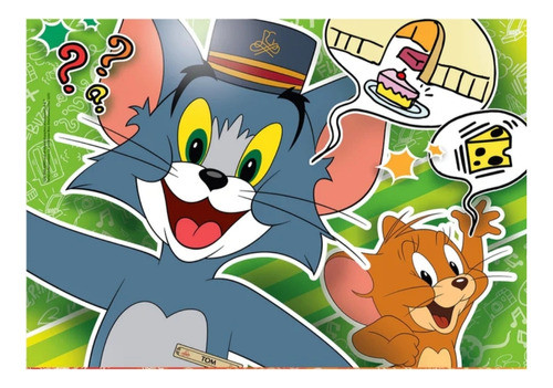 Tom Y Jerry Puzzle Supercolor 3x48 Pcs 32x22cm Clementoni 1