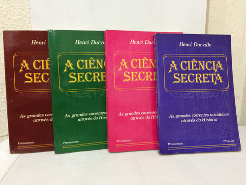 A Ciência Secreta - Vol. 1 Ao 4 De Henri Durville Pela Pe... 0