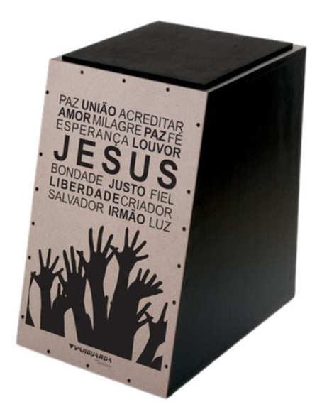 Cajon Spanking Gospel Jesus Acústico Para Voz E Violão 0