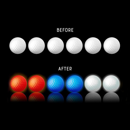 Center Coast Collections Pelotas Golf Que Brillan Oscuridad 1