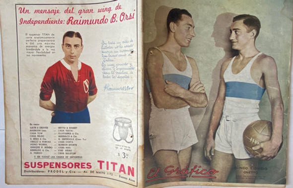 Antigua Revista El Gráfico Nº 868 Fútbol Deportes Feb 1936 0
