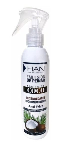 3 Emulsión Para Peinar Aceite De Coco 200 Ml - Han Tpo 1