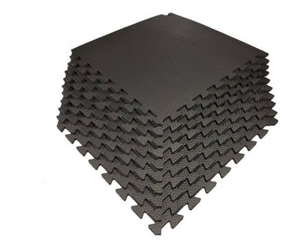 Kit 10 Tapete Piso Borracha Academia Crossfit Placa 50x50cm 1