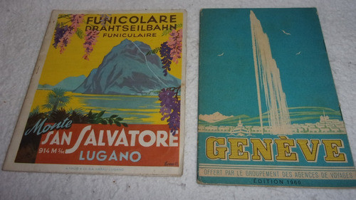 Antiguas Guías Turísticas De Suiza: Ginebra Y San Salvatore 0