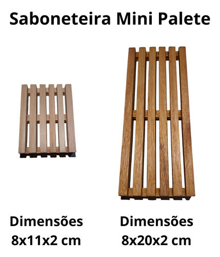 Kit 4 Saboneteiras Ecológicas De Madeira Impermeabilizada 1