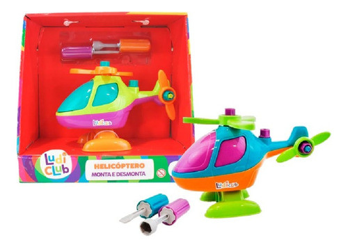 Ludi Club Helicoptero Para Armar Y Desarmar Isakito 0
