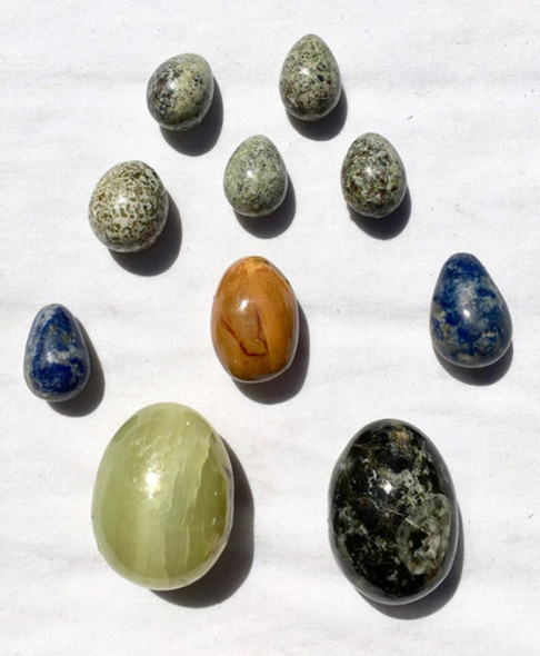 Colección De Piedras Forma De Huevos Dif. Tamaños Pascua 0 Colección De Piedras Forma De Huevos Dif. Tamaños Pascua 0