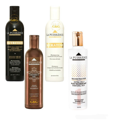 Kit Shampoo De La Puissance Argán Coconut Keratine Plex 0