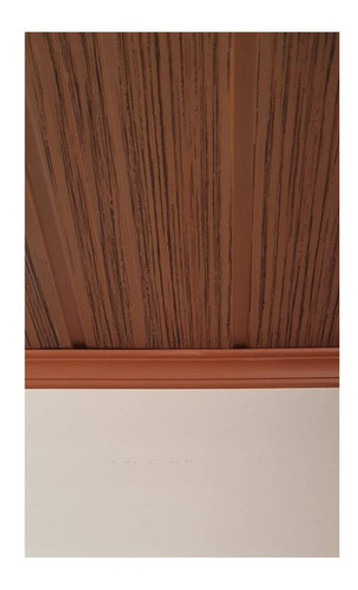 Moldura Media Caña De Pvc Marrón 5.85m 1