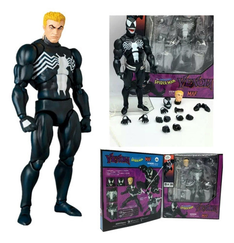 Venom Mafex 088 16 Cm Con Imanes  Base Y Acceso/articulado 0