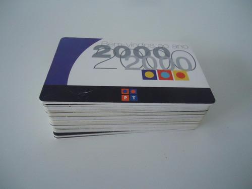 33 Cartões Telefônicos Bem Vindos Ao Ano 2000 - Portugal 0