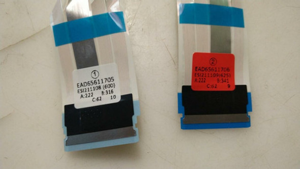 Par Flex Cables Lvds LG 55nano80spa Ead65611705 Ead65611706 1