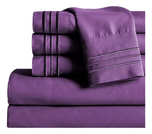 Juego De Sábanas Mocassi Queen - Luxury Hotel 1800 Premier S 0