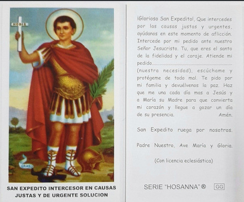 100 Estampas San Expedito - 100 De Lourdes Y 100 San Benito 1