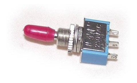 Mini Llave Tecla Inversora 3 Puntos 250 V Ac 3a 0
