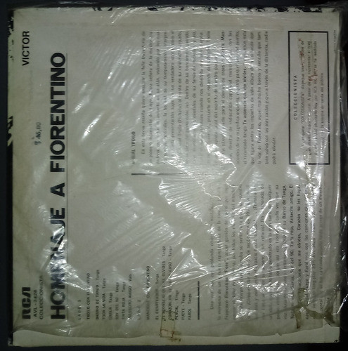 Vinilo Homenaje A Fiorentino De A. Troilo 0