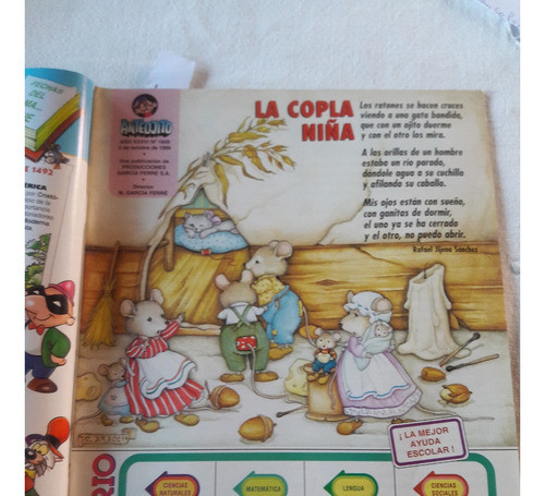 Revista Anteojito N° 1808 5/10/1999 Lamina Cumple Anteojito 1