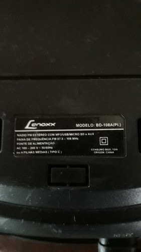 Radio Com Mp3 Lenox Bd 108 A Leia O Anuncio 1