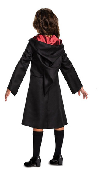 Disfraz Hermione Granger Niñas, Negro Y Rojo, Talla 10-12 Añ 1