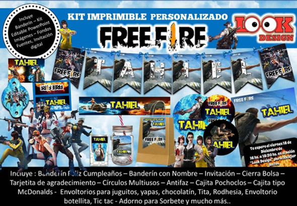 Kit Imprimible Candy Bar Free Fire Freefire Personalizado 0 Kit Imprimible Candy Bar Free Fire Freefire Personalizado 0