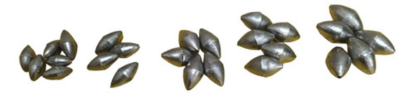 2 Kg Chumbada Pesca Oliva 15 Gr - 25 Gr - 35 Gr - 45 Gr 0 2 Kg Chumbada Pesca Oliva 15 Gr - 25 Gr - 35 Gr - 45 Gr 0