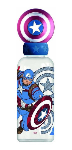 Botella De Agua Infantil Capitán América Figura Avenger Vaso 0