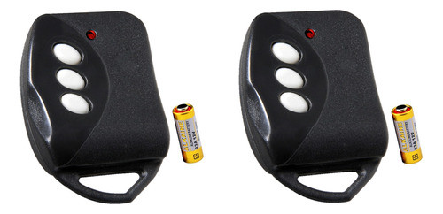 02 Unid Controle Remoto Ecp Key 433mhz Original C/ Bateria 0