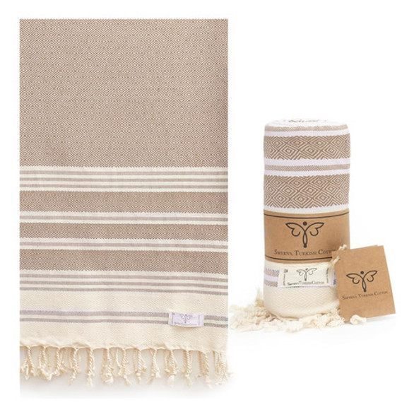 Smyrna Turkish Cotton Heritage Series Toalla De Playa Turca, 0 Smyrna Turkish Cotton Heritage Series Toalla De Playa Turca, 0