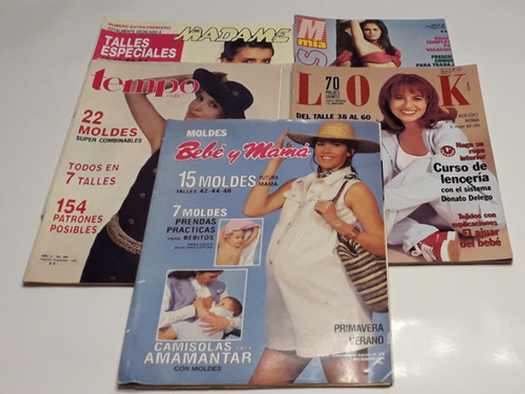 Lote Revistas Antiguasx6 Bebey Mamatempo Madame Mia Look 0 Lote Revistas Antiguasx6 Bebey Mamatempo Madame Mia Look 0