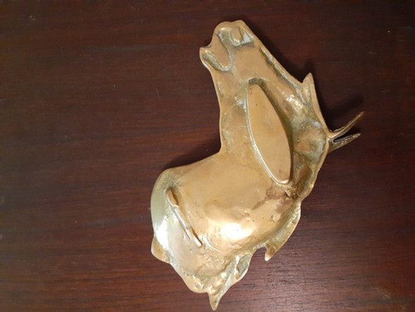 Cenicero De Bronce Macizo Con Forma De Caballo 1 Cenicero De Bronce Macizo Con Forma De Caballo 1