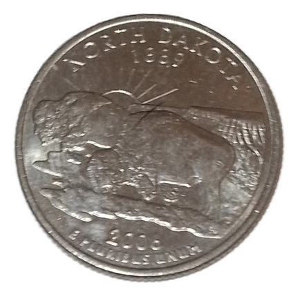 Moneda Conmemorativa 2006 Quarter Dollar - North Dakota 1889 0