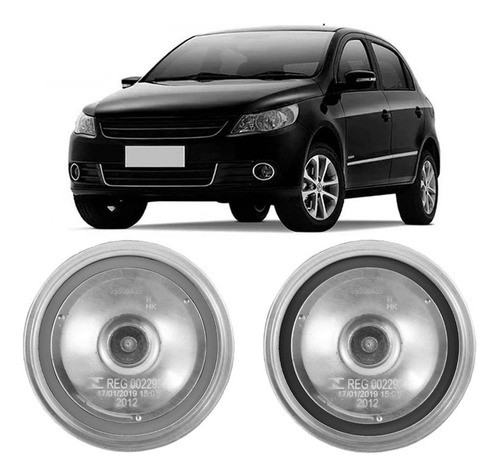 Par Buzina Fiamm Hk 99 Agudo/grave Paquerinha 12v Vw Gol G5 0