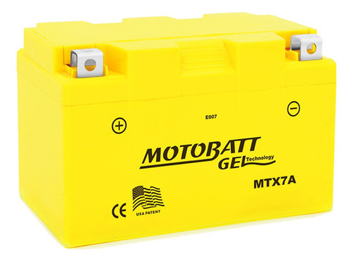 Bateria Motobatt Gel Zanella Rx 200 Cc 1