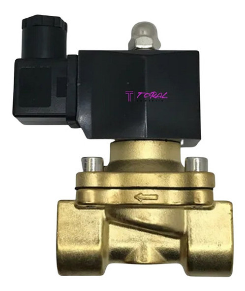Válvula Solenoide Normal Fechada Rosca 1/2 Bobina 24 Vcc 0
