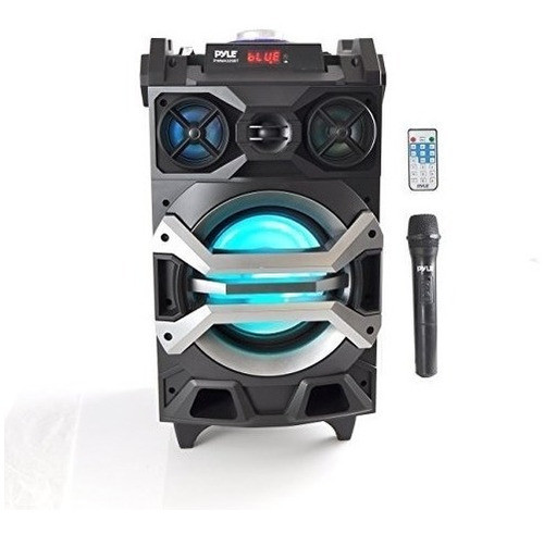 Pyle - Sistema De Altavoces Portatil Para Exteriores Con Blu 1