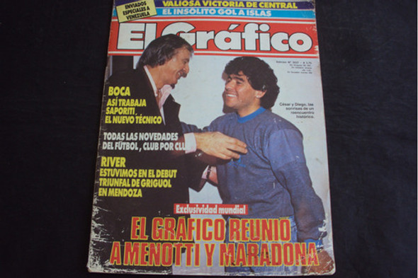 Revista El Grafico # 3537 - Tapa Maradona Y Menotti 0 Revista El Grafico # 3537 - Tapa Maradona Y Menotti 0
