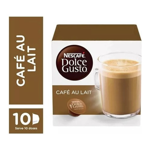 Capsulas Dolce Gusto Cafe Au Lait Caja 10 Capuslas 0