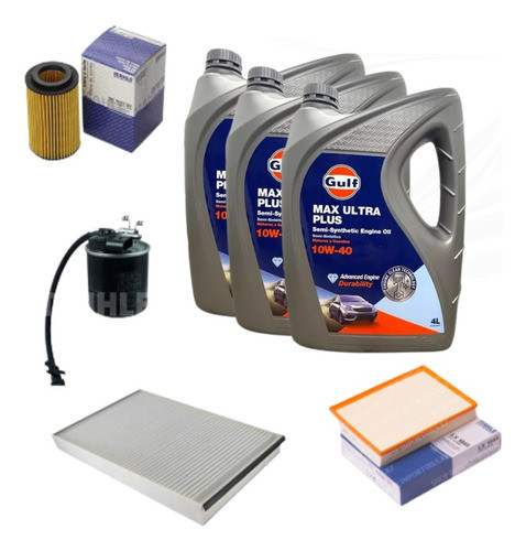 Kit 4 Filtros + Aceite Gulf Mercedes Benz Sprinter- Npcars 0