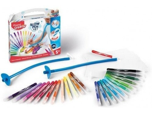 Blow Pen Art Basic Maped Creativ Marcador Aerografo X 24 Un 1