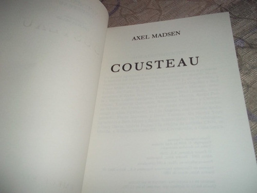 Cousteau - Biografias Y Memorias - Axel Madsen 1