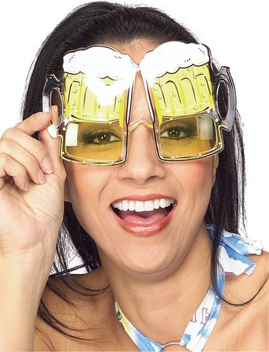 Combo Anteojos Chopp De Cerveza X6 Cotillon Fiestas Disfraz 0